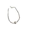 Collar Pulsera Colgante Perla Fragmento de Plata 2024 para Mujer, Cadena Clavícula Cubo de Azúcar Fragmento de Plata de Lujo Ligero Accesorios