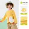 Colección de Manga LargaCamisetas para Niños Familia Dudu Camisetas Base para Niños Otoño Estilo Otoño y Primavera Ropa para Niñas Ropa para Niños