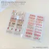 Caixa de Armazenamento para Nail Art e Unhas Postiças, Estojo Transparente à Prova de Poeira para Organizar e Exibir Designs Feitos à Mão e Amostras de Cores