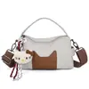 Bolso Cruzado de Cartero para Mujer 2026 Verano Aspecto de Alta Calidad Simple Nueva Moda Bolso Cruzado Casual de Gran Capacidad para Mujer