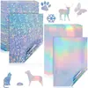 Pegatinas Holográficas de Vinilo de Anime Personalizadas para Laptop - Adhesivo Permanente Impermeable Marcos de Fotos Manualidades y Cera