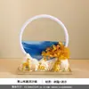 Novos Ornamentos Decorativos de Velas Suaves Estilo Chinês para Casa e Sala de Estar, Barco à Vela de Resina, Auspicioso para Inaugurações de Negócios e Festas de Inauguração