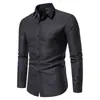 2022 comercio exterior transfronterizo nueva camisa de manga larga para hombre talla europea independiente ebay suelta cuello de solapa camisa estampada hombres