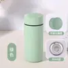 Termo Inteligente con Medición de Temperatura, Elegante Taza de Bolsillo de Acero Inoxidable 316, Taza con Separación de Té y Agua, Taza Promocional de Negocios