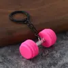 Novos Acessórios para Chaveiro com Pingente de Haltere de Metal para Yoga Charms Acessórios Esportivos Periféricos Presentes Criativos Culturais Transfronteiriços