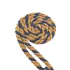 Fornecimento Exclusivo Transfronteiriço 10m em Estoque Corda de Algodão Colorida de Três Fios 6mm Corda Torcida para Macramê Corda de Cor Mista para Artesanato DIY