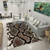 Alfombra Lavable de Cachemir Sintético Hecha a Medida por el Fabricante, Alfombra de Sala de Estar Transfronteriza con Estampado de Animales Sintéticos, Alfombra de Cobertura Total para Área Grande