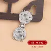 Hebilla Hanfu Botones Metálicos Cheongsam Botones Hechos en Song Hechos en Ming Hebilla Antigua Hebilla Dorada Plateada Botones de Cuello de Abrigo Antiguo