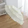Paraguas Original de Princesa Lolita Estilo Europeo, Sombrilla de Alto Valor, Paraguas de Protección Solar, Paraguas de Princesa con Mango Largo de Encaje