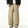 Pantalones Deportivos para Hombre de Marca de Moda Otoño 2026, Estilo Americano de Peso Pesado Casual Versátil de Pierna Recta, Pantalones Casuales Sueltos
