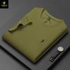 Paisenlong 2025 Verão Novo Estilo 200g Tecido de Bolsa Cubana Camiseta Masculina Paul Bordada Gola Redonda Camiseta Masculina