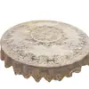 Toalha de mesa redonda de renda amarela francesa para mesa de jantar redonda grande de casa toalha de mesa decorativa toalha de cobertura externa toque de alta qualidade
