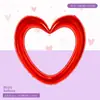 Globos huecos en forma de corazón con lazo transfronterizos en colores sólidos mate para decoración de escenas del Día de San Valentín y cumpleaños, venta al por mayor