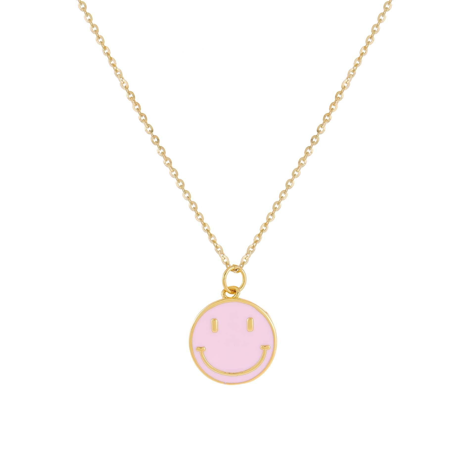 Gold-Light-Pink-Smiley-Face-Ne