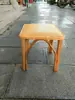 Taburete Redondo de Ratán Tejido Hecho a Mano de Yunnan Taburete Bajo Taburete Redondo para Bailar Taburete de Bambú Hogar Beber Té Taburete Alto