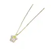 Colar de Esmalte Borboleta Vintage Estilo Francês com Diamantes para Mulheres, Exquisito Borboleta da Fortuna Elegante Estilo Palácio Tendência Nacional para Mulheres