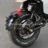 Hcito Rojo Ciudad Transfronteriza Adecuado para Niu Fx Edición Velocidad del Viento Fxt Pro Guardabarros Modificado Protector Trasero Protector de Agua Trasero