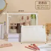 Bolsa de Cosméticos Transparente de PVC Estilo Ins Portátil para Viaje Bolsa de Artículos de Tocador Impermeable Bolsa de Almacenamiento para Productos de Cuidado de la Piel y Cosméticos