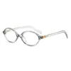 Armação de Óculos Estilo Zhang Yuanying Versão Coreana Retrô Versátil Simples Feminina Armação de Óculos Nerd Oval Moda Óculos Sem Grau