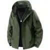 Jaqueta com Capuz Nova Outono/Inverno 2026 Casaco Masculino Tendência da Moda Corta-vento Casual Solto Top Masculino