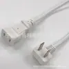 Cabo de Extensão de Energia Bipolar Padrão Nacional 220v Cabo de Extensão para Monitoramento CCTV Plugue Bipolar Plano Padrão Nacional Cabo Plug-in Macho e Fêmea