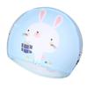 Edição Combinando Touca de Tecido Estampada Digitalmente Desenho Animado Coreano Comércio Exterior Touca de Natação Yilang Maiô Infantil Disponível para 2-10 Anos