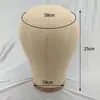 Molde de Cabeça de Serragem Molde de Cabeça de Cortiça Lona Suporte de Agulha para Peruca Forma Cabeça de Mannequim Cabeça de Tela