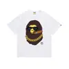 Camiseta estilosa japonesa da marca Ape Kikai Maneki Neko de manga curta para homens e mulheres, adolescentes, moda de rua e campus, camiseta juvenil de manga curta