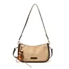 Bolsa de Ombro Única Versátil de Alta Qualidade com Textura Estilo Coreano para Uso Diário Feminino 2026 Nova Bolsa Transversal Simples Bolsa de Dumpling