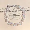 Pulsera de Perla con Circonita Microincrustada Estilo Francés para Mujer, Moderna y Elegante, Sensación de Alta Gama, Joyería Personalizada Exquisita de Nicho al por Mayor