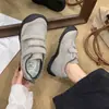 Zapatos casuales retro de velcro para mujer, suela suave, cómodos, versátiles, estilo japonés, planos estilo bosque, nueva colección de otoño, tenis suaves y cómodos