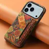 Adecuado para Funda de Teléfono Móvil Iphone18Pro, Cubierta Trasera con Diseño de Tótem Samsung S26Ultra, Funda Protectora de Cuero Google 11