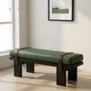 Banco de Madera Maciza Nórdico, Banco al Pie de Cama Estilo Diseñador, Banco para Cambiar Zapatos en la Entrada, Banco Artístico, Banco Largo para Vestíbulo