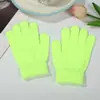 Guantes de Punto Cálidos para Niños de Otoño e Invierno, Guantes sin Dedos Simples y de Moda, Guantes Cálidos Diarios a Prueba de Frío para Bebé al por Mayor