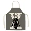Delantal con estampado de superhéroes Marvel Superman Iron Man Batman adulto niños bata de limpieza ventas directas de fábrica