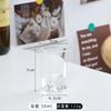 Copo de vinho pequeno de vidro criativo com fundo de montanha Fuji espessado, um copo dois dois dois copo de vinho branco com escala um ou dois copo de destilados