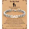 Pulsera Personalizada Retro de Moda Estilo Ins 2026, Moderna, Sencilla, Versátil, Diseño de Cadena Gruesa Cubana, Joyería para Hombre