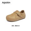 Sapatos Mula Augusden para Mulheres 2026 Novo Outono/Inverno Cobertura Total Sola Grossa Forrados com Lã Slip-On Sapatos Preguiçosos para Mulheres Grávidas