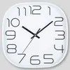 Reloj de Pared Cuadrado Moderno Creativo de 12 Pulgadas (30 cm), Reloj de Cuarzo Rectangular para Sala de Estar y Dormitorio, Reloj de Pared Silencioso