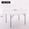 Venta Directa de Fábrica Mesa Plegable Comercial Mesa de Comedor Simple Mesa Plegable para Puestos Mesa de Puesto para Hogar al Aire Libre Camping