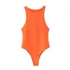 Mono de Verano de Venta Caliente Transfronterizo Europeo y Americano, Mono Top de Color Sólido sin Mangas con Escote Bardot Moderno y Sexy Moldeador de Figura para Mujer