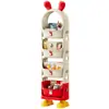 Novo Armário de Armazenamento de Lanches Desenho Animado Organizador de Armazenamento para Sala de Estar Carrinho Pequeno Prateleira de Armazenamento Multicamadas para Casa Armário de Brinquedos