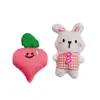 Nuevos Accesorios de Conejo y Zanahoria de Tela de Dibujos Animados DIY Accesorios para el Cabello Hechos a Mano Bolsas para Ropa Broches Accesorios Joyería DIY