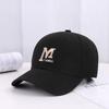 Gorra de Béisbol Bordada con Letras Inglesas Versátil de Moda Nueva Primavera/Verano Protector Solar para Cabeza Grande al Aire Libre Gorra de Pico de Pato