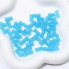Imitação de vidro Jade Straight Hole Beads Beads DIY Antigo Colar Pulseira Acessórios Frisado Jóias Produtos Semi-acabados Material Frisado