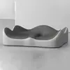 Cojín de espuma viscoelástica para descompresión del coxis, especialmente diseñado para estar sentado durante mucho tiempo en la oficina después de una cirugía, cojín de asiento transpirable para estudiantes en aulas, cojín de asiento de verano