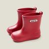 Botas de Lluvia Happy Mary para Niños Exportación Niños Suela Blanda Ligeras Niños Pequeños Niños y Niñas Botas de Lluvia de Media Caña Zapatos de Agua para Bebés
