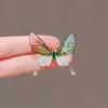 Broche de Borboleta Esmeralda Transfronteiriço Broche de Alta Qualidade Pins de Senso de Alta Qualidade Borla Exquisita Libélula Corsage de Metal Acessórios Personalizados