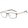 Armazón de Lentes Tr90 Ultraligero Cara Grande Titanio Puro Retro Montura Completa para Hombre y Mujer Negocios Miopía 2919 Gama Alta