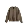 Sem Marca Estilo Japonês Básico Tricô Retrô Masculino Cardigan de Tricô Outono e Inverno Peça de Baixo Tricô M95404